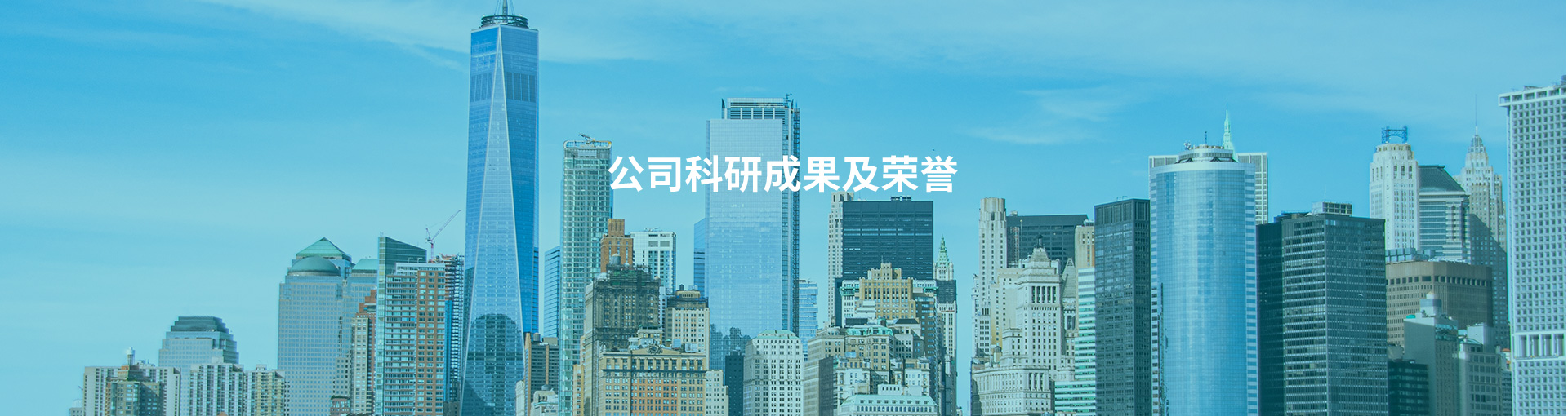 公司科研成果及荣誉